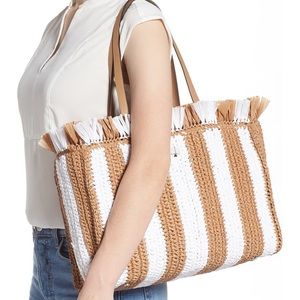 Kate Spade Straw Tote - Brand New